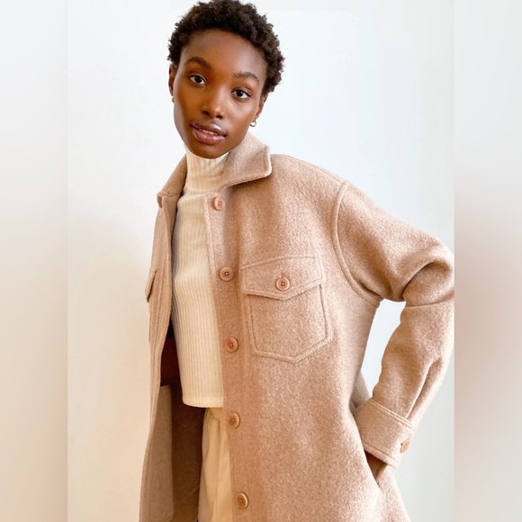 NWT Aritzia Wilfred Ganna shirt jacket shacket - Picture 2 of 6